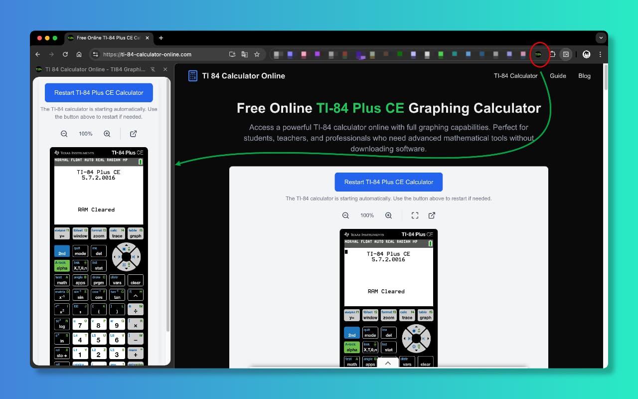 How to Install and Use the TI-84 Calculator Chrome Extension
